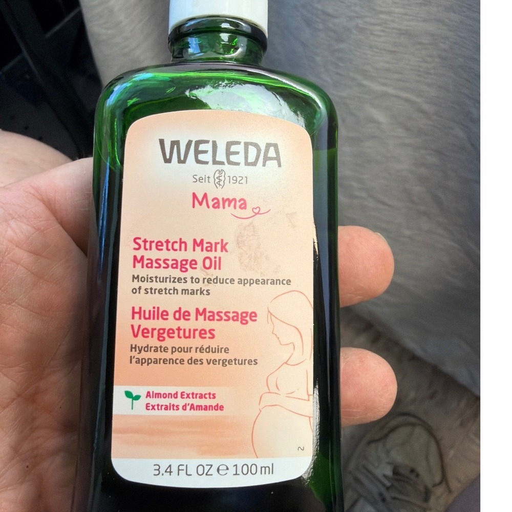Weleda Mama Stretch Mark Massage Oil 3.4oz 100ml Almond Extracts New Exp 12/2026